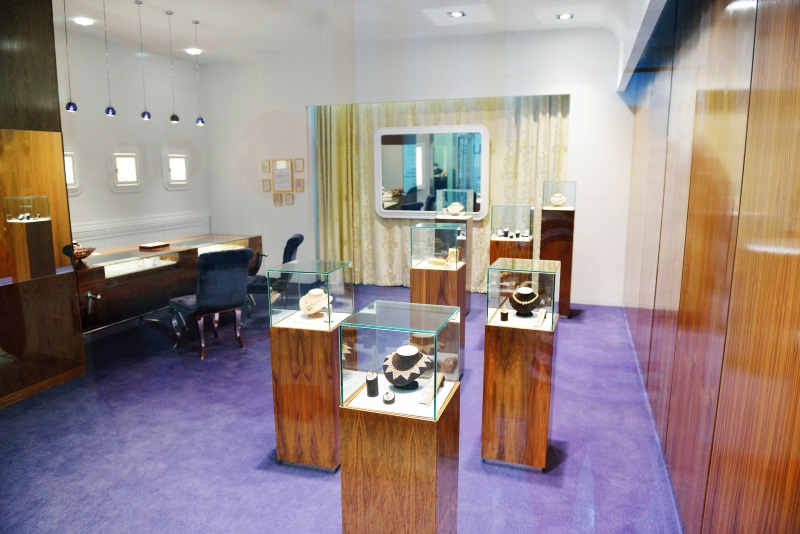 interior of retail jewelry store