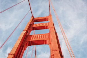 tower of Golden Gate Bridge