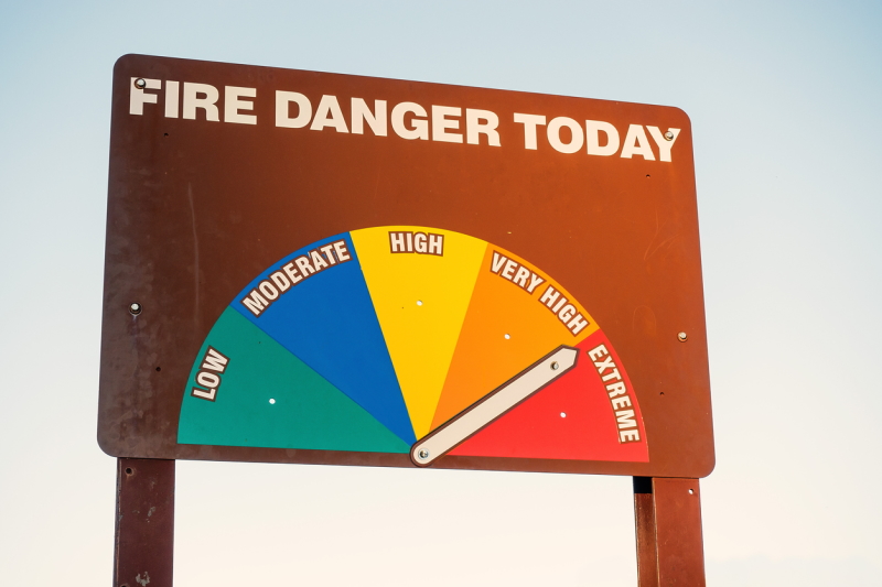 fire danger chart